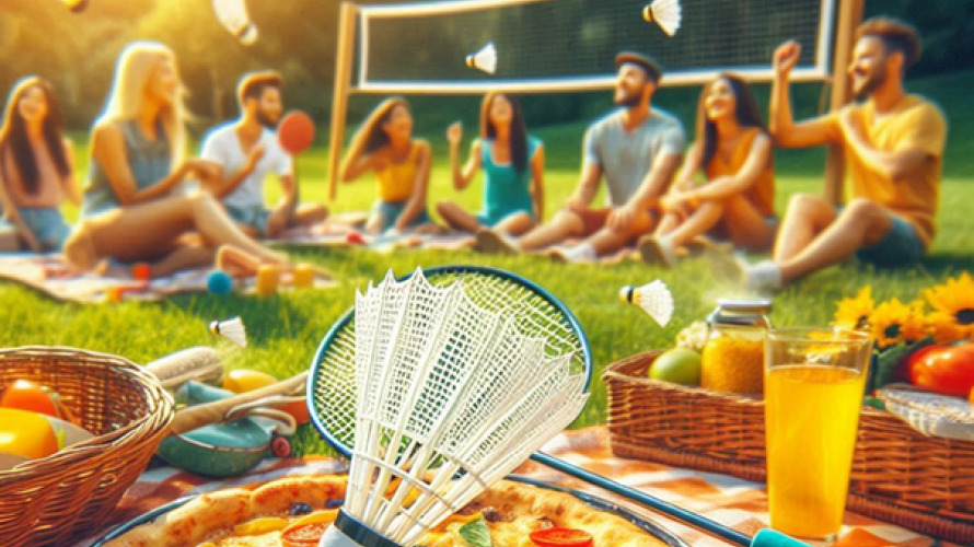 Familie Badminton