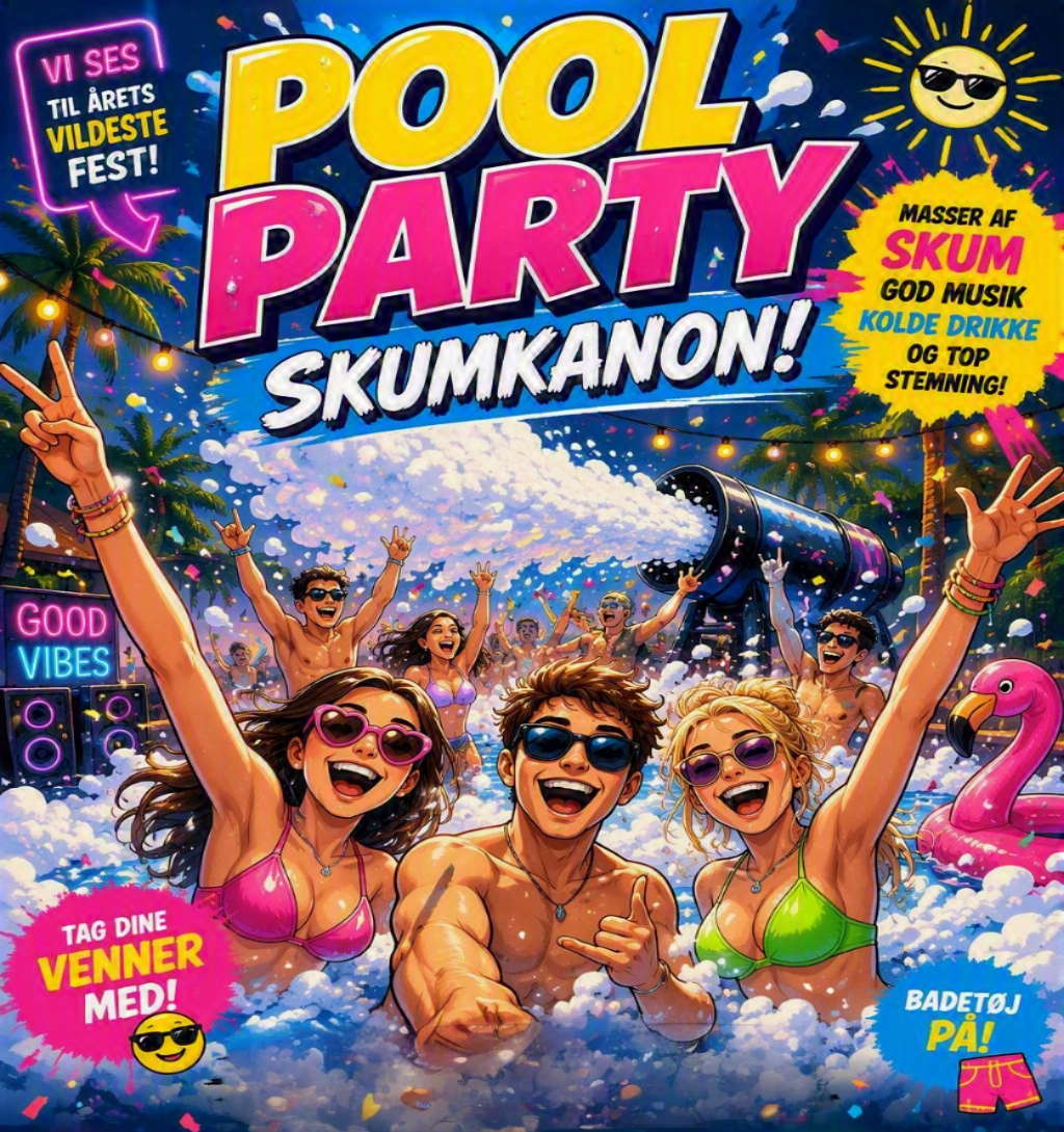 Poolparty 7 - 9 klasse.